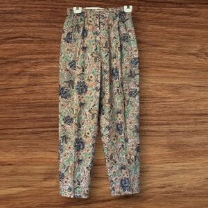 EUC AUREA PINTUCK Linen Blend Tapestry PANTS